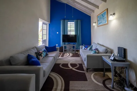 Open-plan living room at Providence Terrace